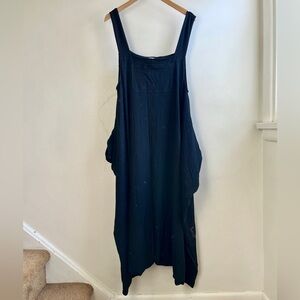 Smash & Tess x Birds Papaya Squirrel Romper, size XL, midnight black